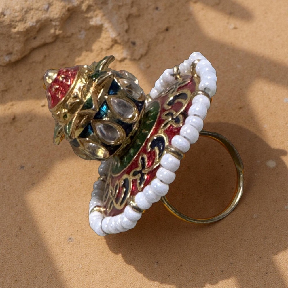 Elegant Multicolor Statement Ring